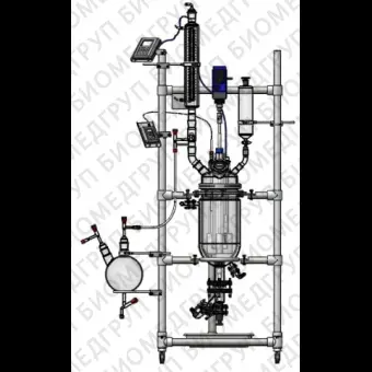 Реактор химический 10 л, EasyChem, DN200, Steroglass, SQHK083684