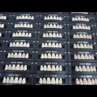 Зубы акриловые 2х слойные Kaili гарнитур 28 зубов, HUGE DENTAL T2A2