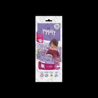 Подгузники детские Happy Junior,1225кг. 1 шт.