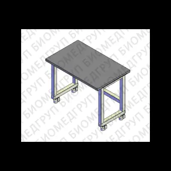 Стол лабораторный с регулируемыми ножками по высоте, 120х90х75 см, Диаэм, DMMT