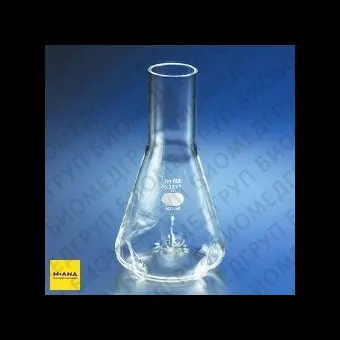 Колба Эрленмейера 2000 мл, стекло, с отбойниками, Pyrex Corning, 44442L, 1 шт.