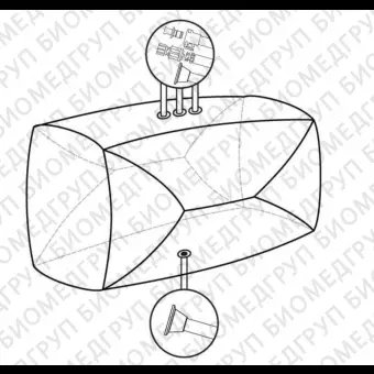 Мешки для сбора, хранения и транспортировки культуральной жидкости 3D Productainer BPCs, 100 литров, материал ASI 26/77, 4 порта, Thermo FS, SS00169I