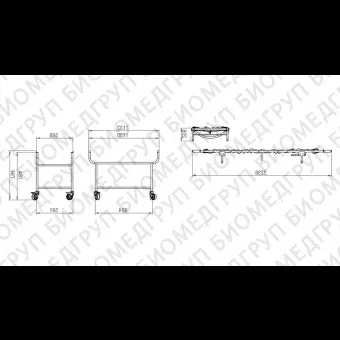 Носилки для неотложной помощи 10.MA.1710