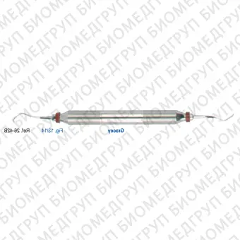 Кюрета парадонтологическая Gracey, форма 13/14, ручка DELUXE, диаметр 10 мм