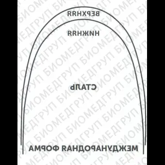 Дуги ортодонтические международная форма нижние INT Niti TA L .014/.36 OrthoClassic