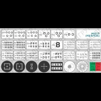 Проектор для исследования остроты зрения с дистанционным управлением ACP8EM
