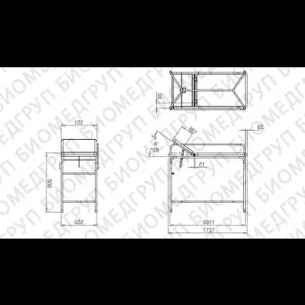 Педиатрический диагностический стол 10.DV.1640
