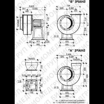 Вентилятор вытяжной кислотостойкий Polyfan VSB23