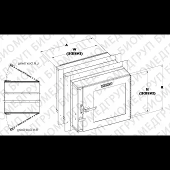 Передаточное окно для чистых помещений CAP18W