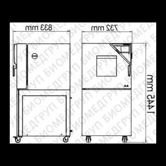 Камера испытательная теплохолод, 40...180С, MK56, 60л, Binder, 90200374