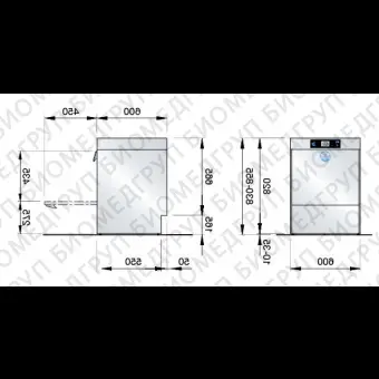 Экологически чистая посудомоечная машина MiClean UM