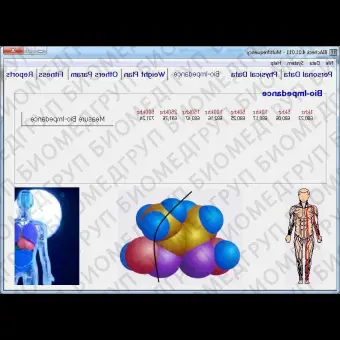 Анализатор композиционного состава организма с помощью биоимпедансометрии BC2, BC3