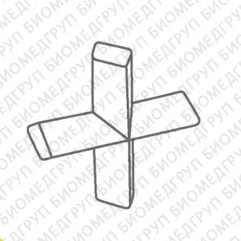 Магнитный перемешивающий элемент, тефлон, крестообразный, 30х30 мм, Ikaflon 30 cross, 1 шт., IKA, 4496800шт
