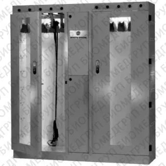 Двухсекционный шкаф для сушки и асептического хранения 10 гибких эндоскопов для нестерильных вмешательств Scope Store SEV10 с механическим управлением