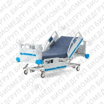 Функциональная кровать реанимационного класса с электрическим подъёмным механизмом рычажного типа.