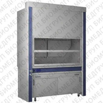 Шкаф приточновытяжной с дренажной системой для работы с дымящими кислотами ЛАБPRO ШПВК 180.90.260 PPPVC