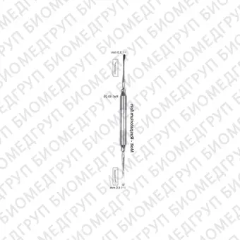 Распатор Molt, ручка DELUXE, диаметр 10 мм, 3,04,0 мм