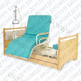 Кровать с ПОВОРОТНЫМ КРЕСЛОМ, для лежачих больных