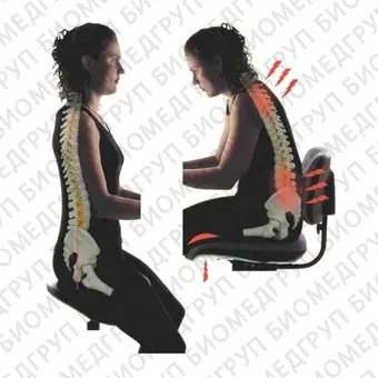 Salli Small Swing Fit  эргономичный стул врачастоматолога, с дополнительной регулировкой расстояния между половинками сиденья