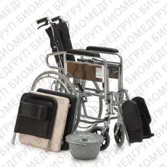 Креслоколяска для инвалидов с санитарным оснащением FS609GC