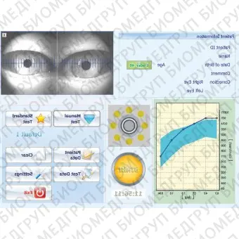 Компьютеризованный прибор для проверки остроты зрения CGT2000