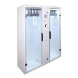 Двухсекционный шкаф для сушки и асептического хранения 10 гибких эндоскопов для нестерильных вмешательств Scope Store V10 с сенсорным управлением