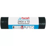 Paclan, Мешки для мусора Professional 240 л в рулоне, ПВД, 112 х 140 см, 30 мкм, черные, 10 шт