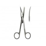 Ножницы хирургические детские Super Cut тупоконечные изогнутые по плоскости, 200 мм Apexmed