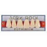 Зубы акриловые Acry Rock фронтальные верхние (планка 6 зубов) (C1 S-25)