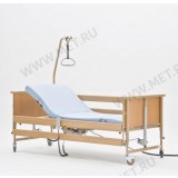 Медицинская кровать с регулировкой высоты, ламели деревянные (Германия)